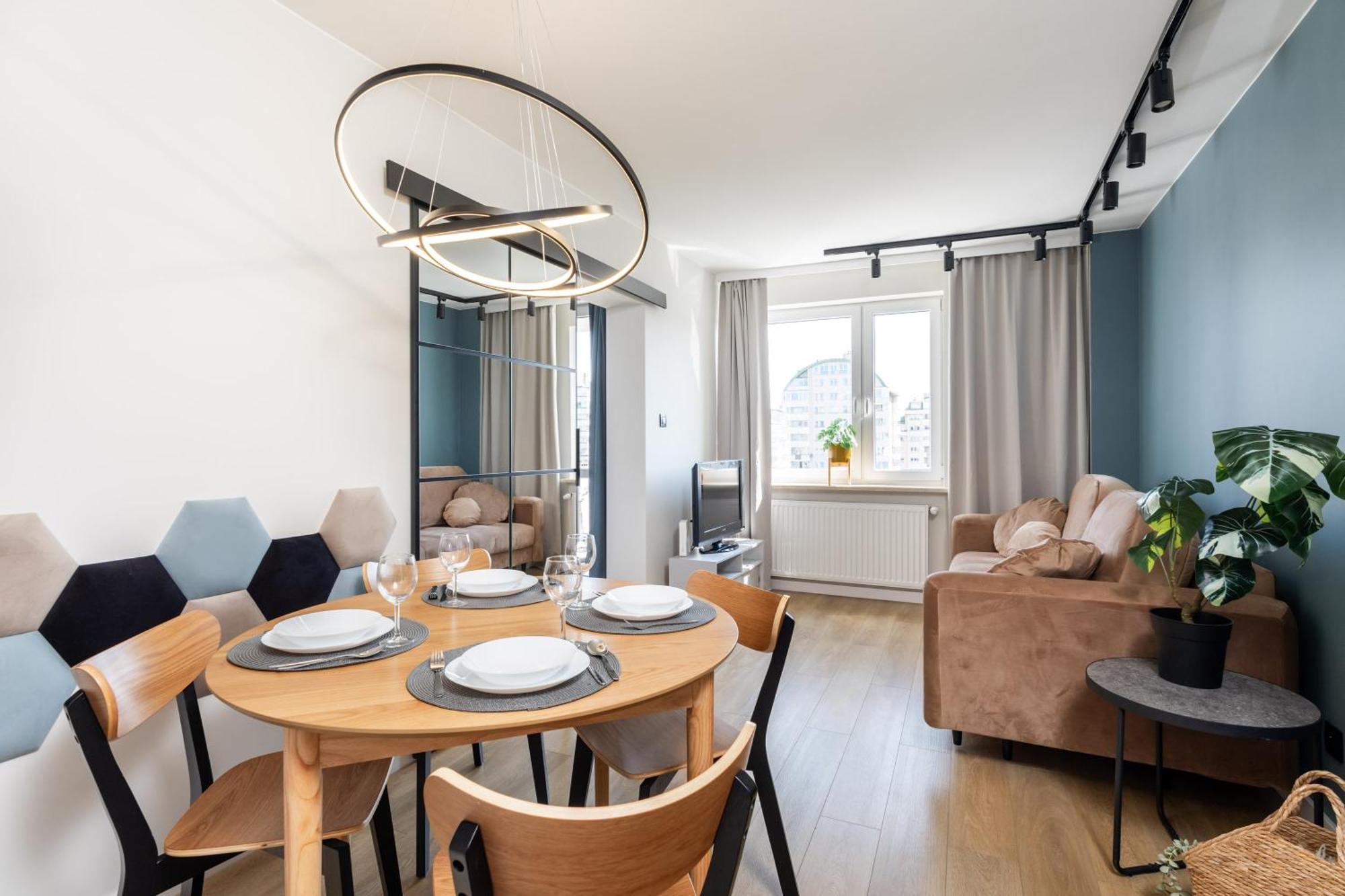 Blue Matcha Premium Apartment Okopowa 华沙 外观 照片