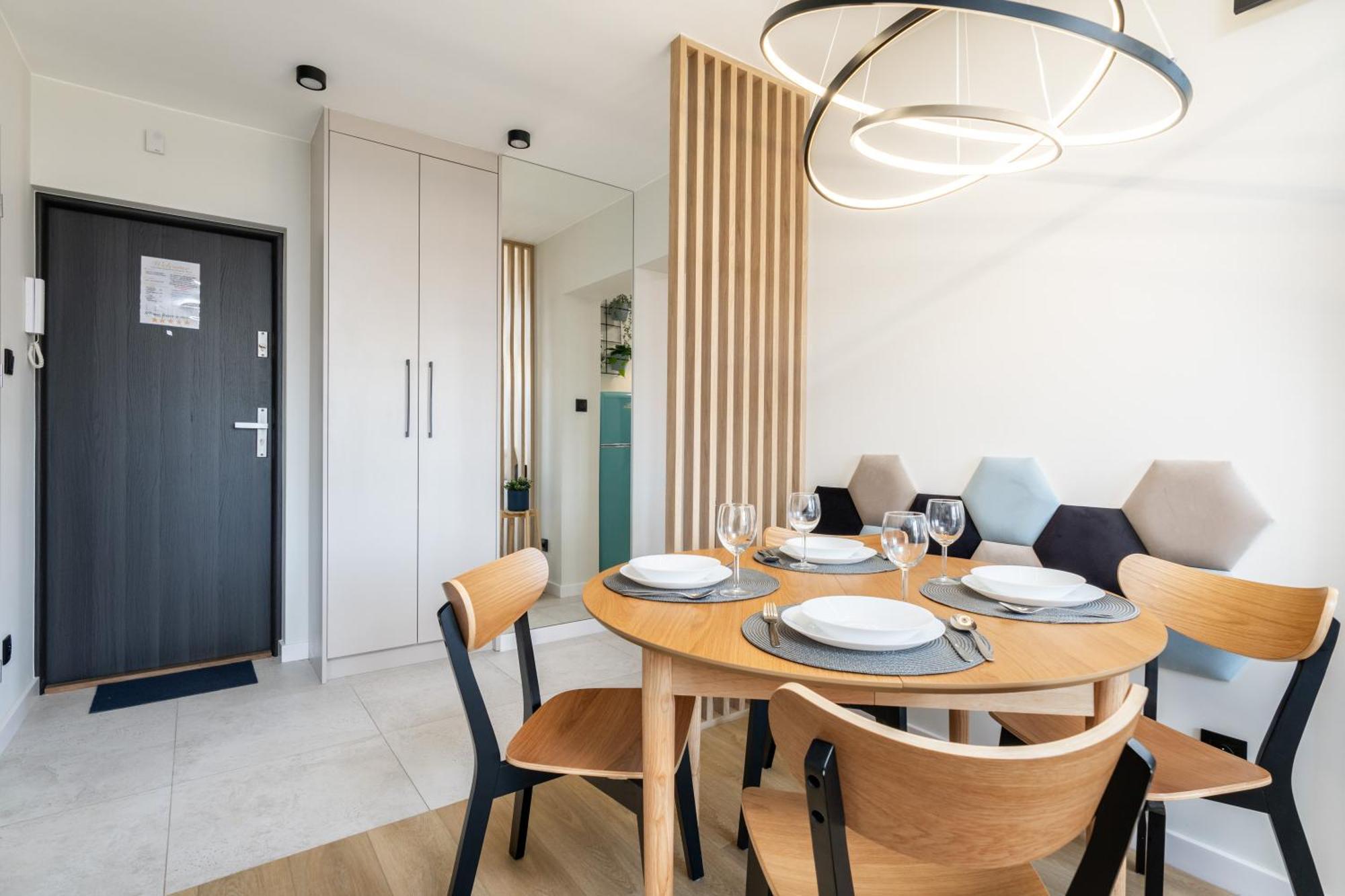 Blue Matcha Premium Apartment Okopowa 华沙 外观 照片