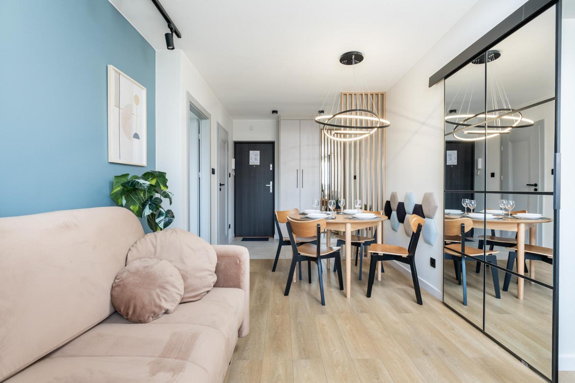 Blue Matcha Premium Apartment Okopowa 华沙 外观 照片