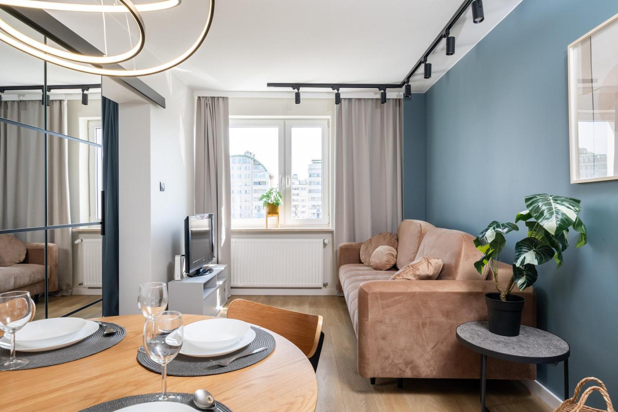 Blue Matcha Premium Apartment Okopowa 华沙 外观 照片